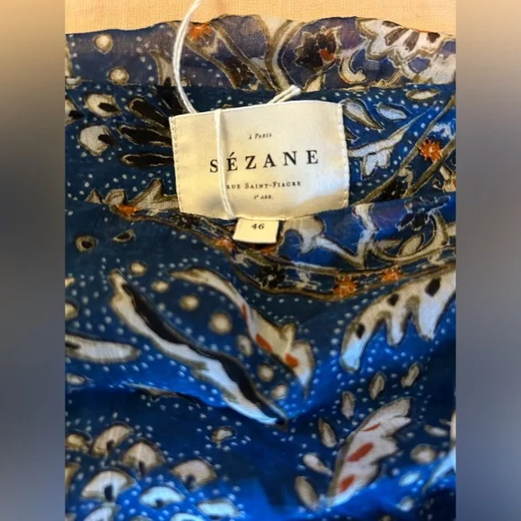 Sézane - dark blue - mini skirt - EU 46 - Picture 3 of 3